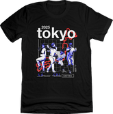 Graphic tee featuring Shota Imanaga, Seiya Suzuki, Shohei Ohtani, and Yoshinobu Yamamoto to celebrate the MLB Tokyo Series and their contributions to international baseball